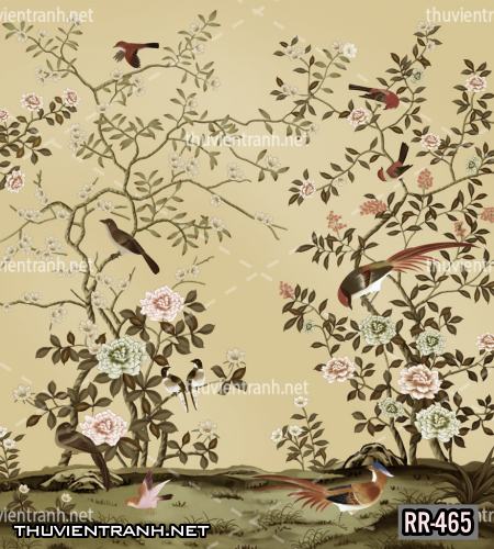 Tranh dán tường rừng rậm nhiệt đới, Tranh vẽ cổ điển, Vintage TropicalRR-465 - Kết quả tìm kiếm tranh tường